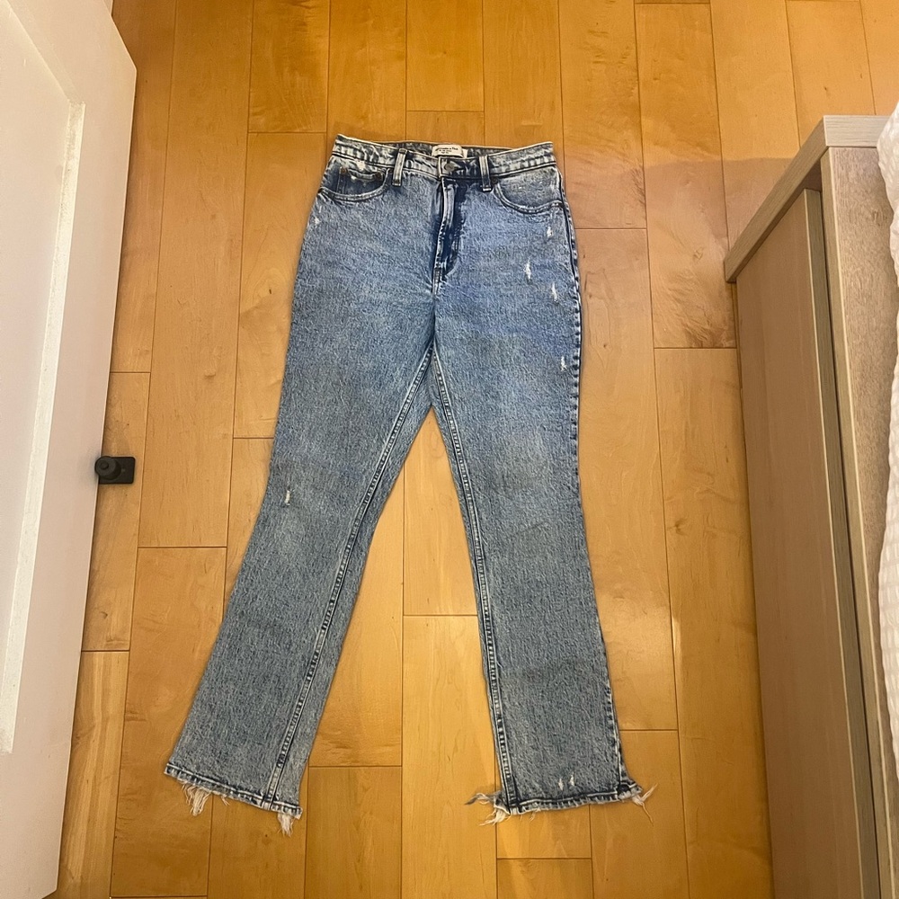 Abercrombie & Fitch Light Blue Boot Cut Jeans